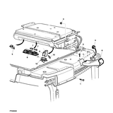 John Deere COVER ZWART