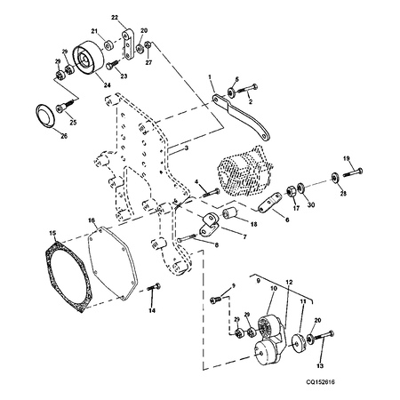 John Deere SPANNROLLE