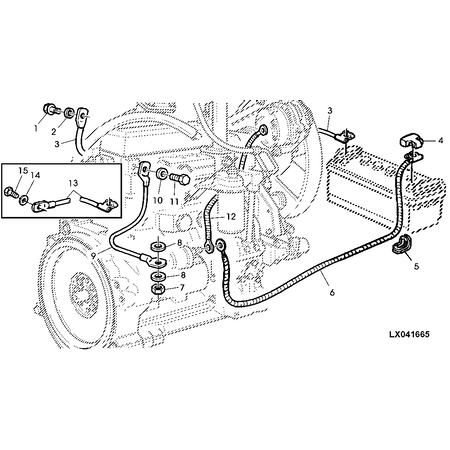 John Deere BATTERIEKABEL