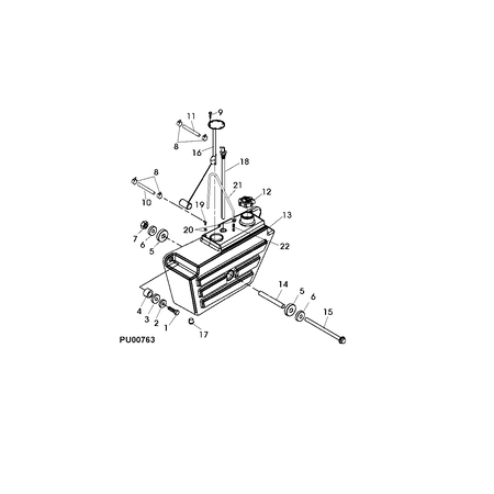 John Deere SLUITRING M6