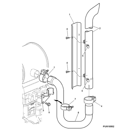 John Deere HALTERUNG