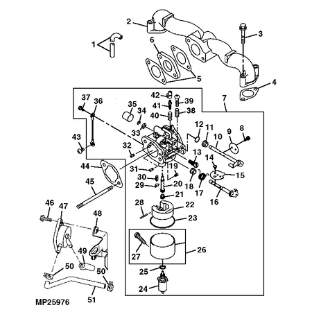 John Deere CARBURETOR