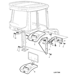 John Deere ACHTERSPATBORD RE