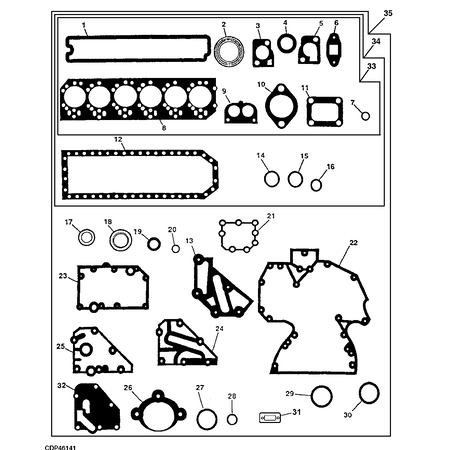 John Deere GASKET KIT