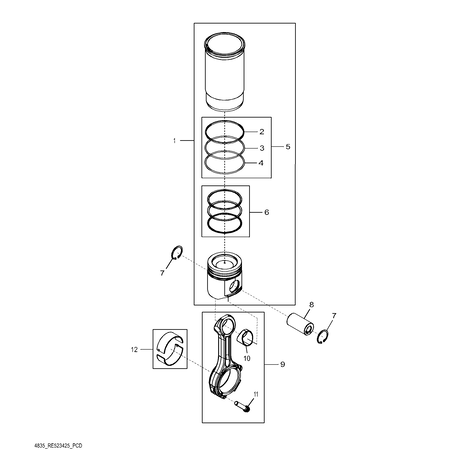 John Deere PISTON PIN