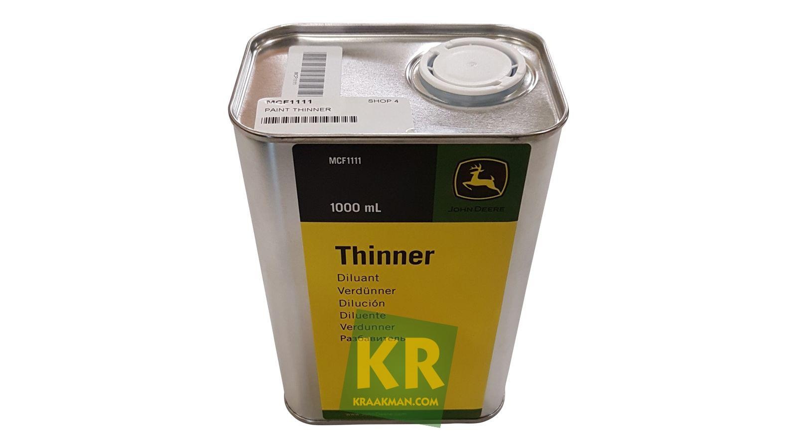 John Deere MCF1111 PAINT THINNER Kraakman parts Kraakman Parts