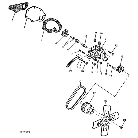 John Deere GASKET