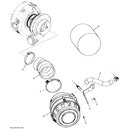 John Deere AIR CLEANER