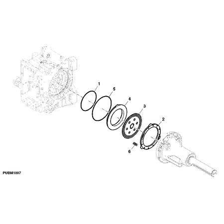 John Deere BACK-UP RING