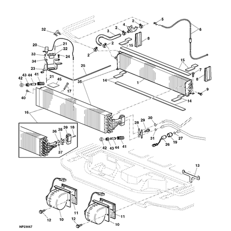 John Deere HEAT EXCHANGER