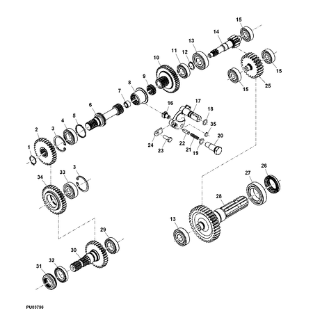 John Deere LOCKING RING