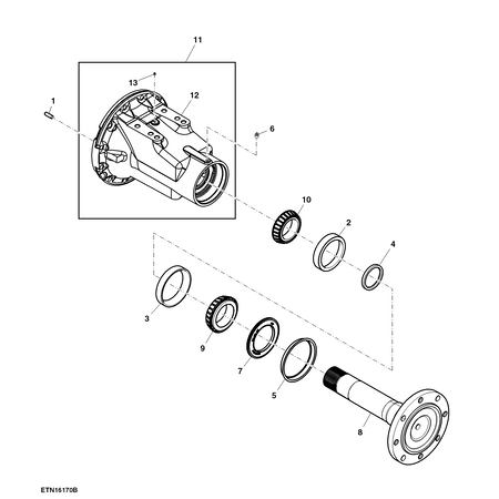 John Deere BEARING CONE