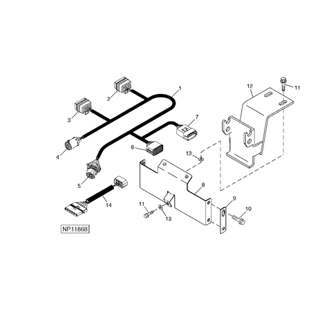 John Deere BRACKET KIT ITC>SF3000