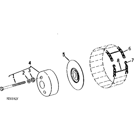 John Deere HUB COVER