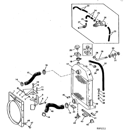 John Deere STOP RADIATOR