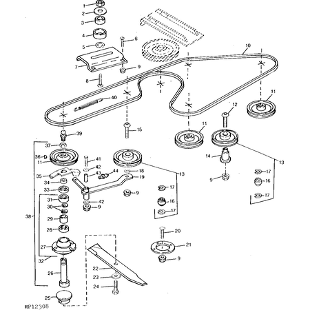 John Deere MOWER BLADE