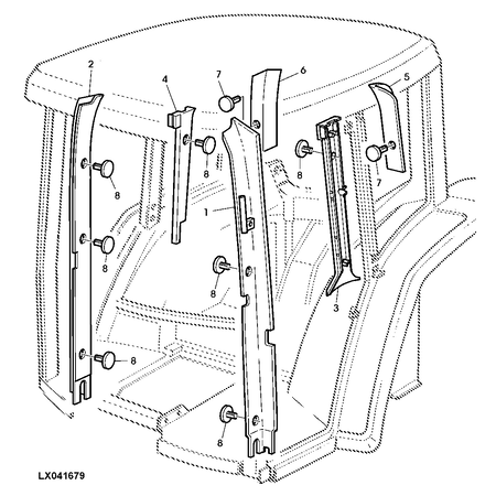 John Deere ACOUSTICAL UPHOLSTERY