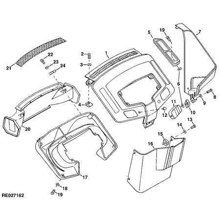 John Deere AFDICHTING