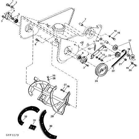 John Deere SLUITRING