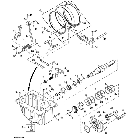 John Deere BREMSSATZ