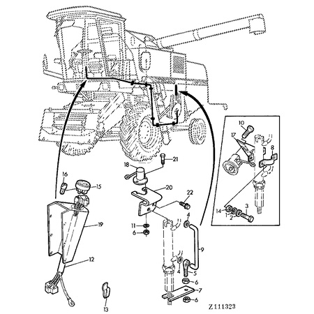 John Deere SLUITRING