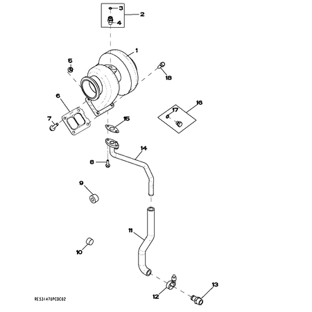 John Deere TURBO CHARGER