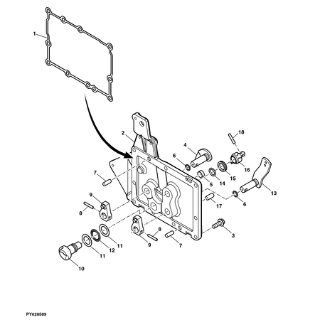 John Deere GASKET