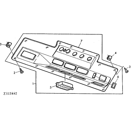 John Deere LUFTKANAL