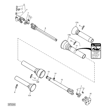 John Deere SCHMIERANSCHLUSS