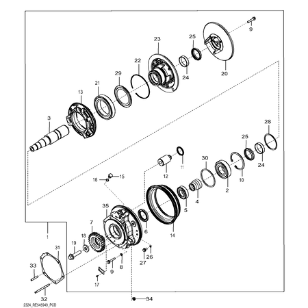 John Deere SNAP RING