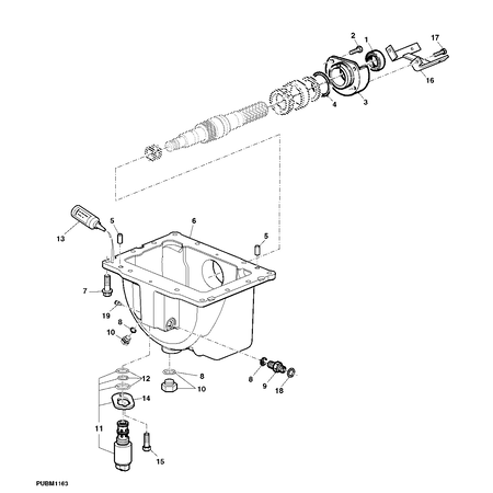 John Deere LAGERGEHÄUSE OHNE LAGER