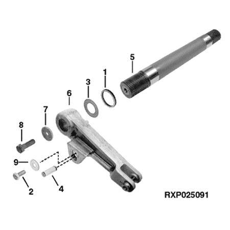 John Deere ROCKSHAFT