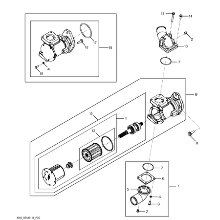 John Deere WATER PUMP