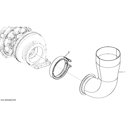 John Deere ADAPTER FITTING