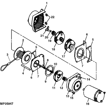 John Deere WINCH KIT