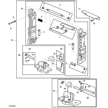 John Deere MOUNTING PARTS