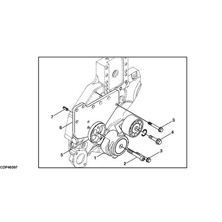 John Deere BELT TENSIONER