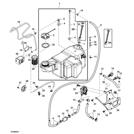 John Deere BENZINPUMPE