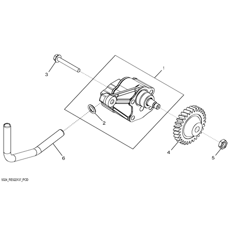 John Deere OIL TUBE