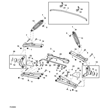 John Deere SHOCK ABSORBER