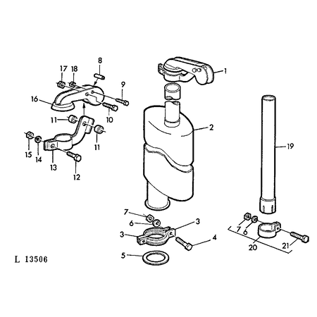 John Deere MUFFLER