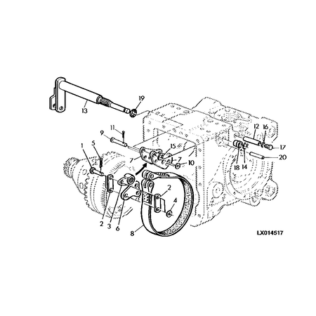 John Deere BRAKE BAND