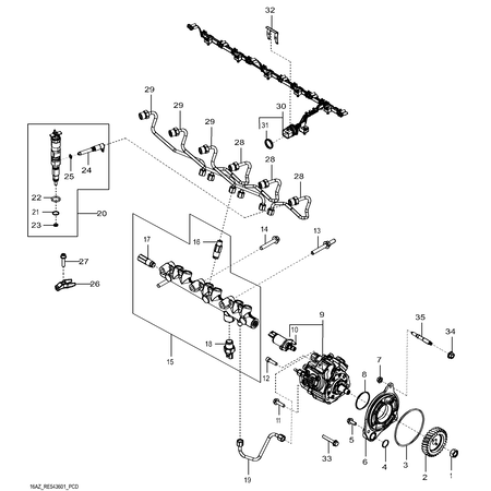 John Deere KRAFTSTOFFEINSPRITZPUMPE REMAN