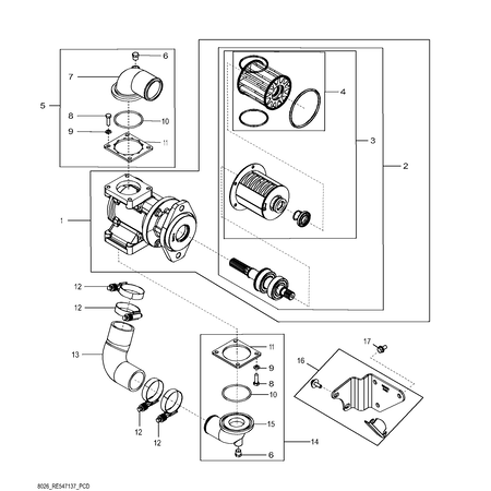 John Deere WATER PUMP