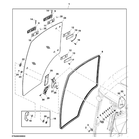 John Deere WINDOW