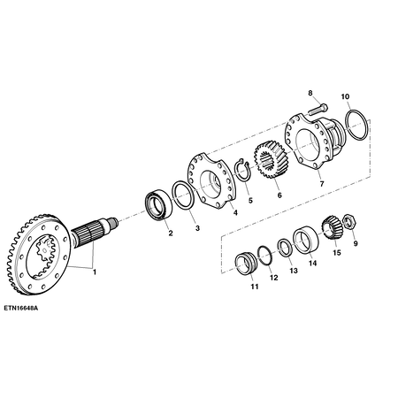 John Deere HELICAL GEAR