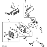 John Deere HEADLIGHT