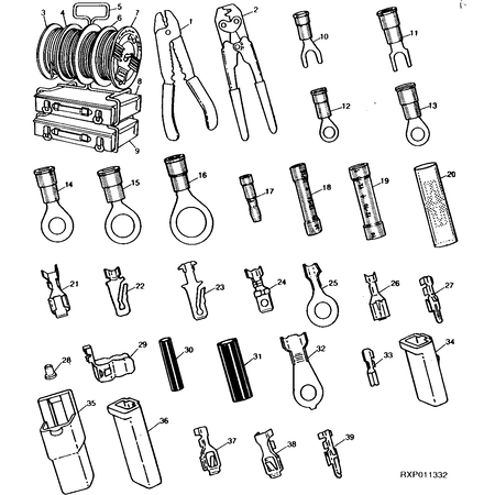 John Deere ELEC. CONNECTOR HOUSIN