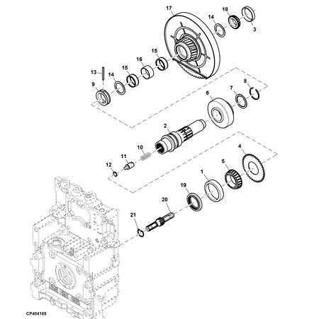 John Deere LOCKING RING