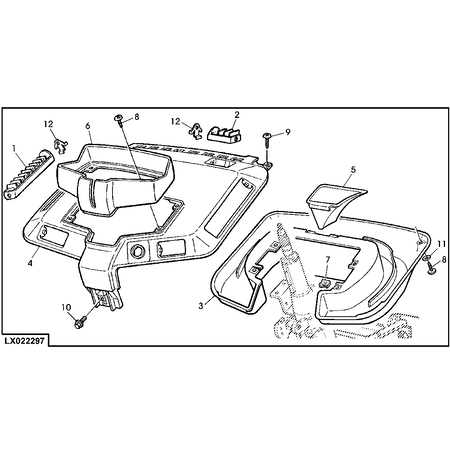 John Deere LOUVER